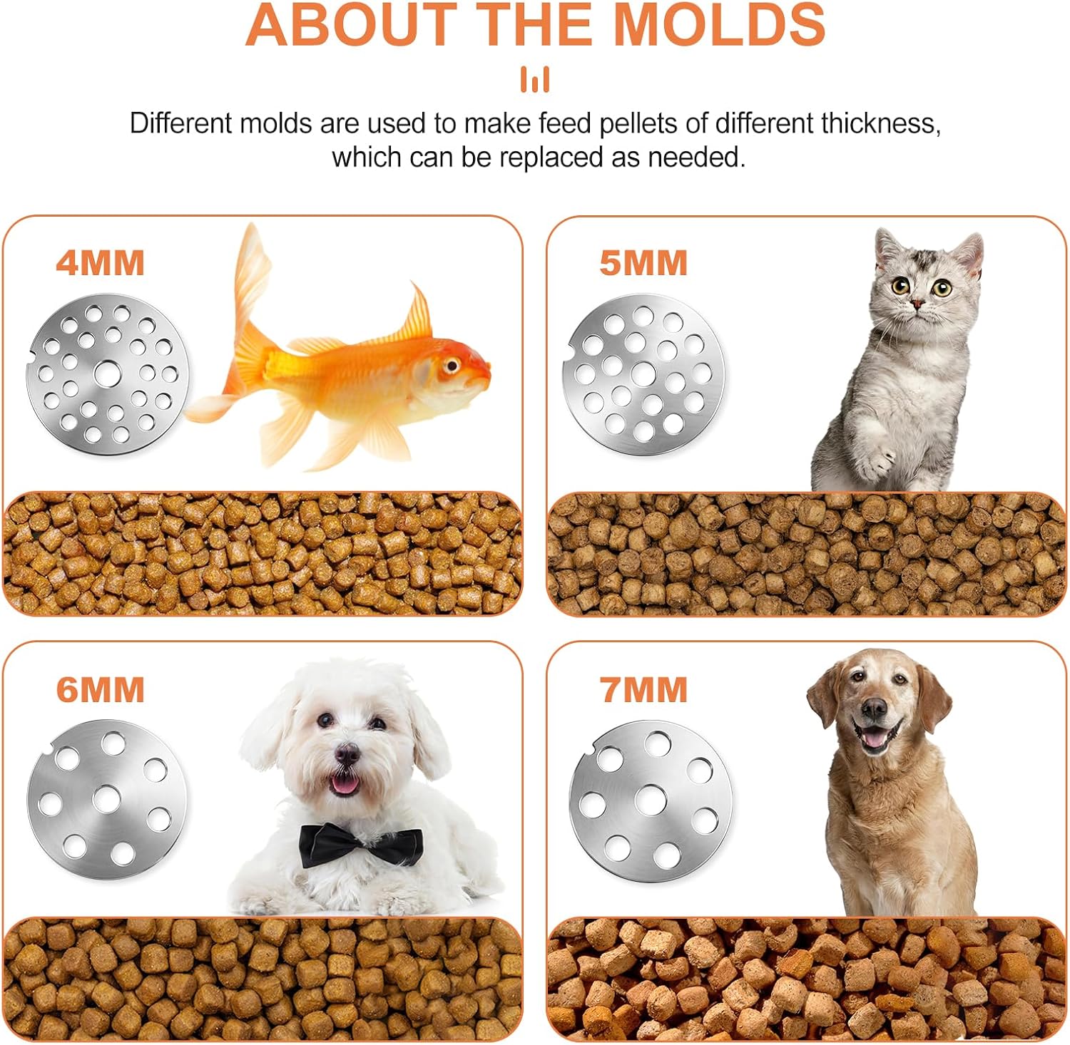 YUCHENGTECH Manual Pet Food Pellet Maker Animal Pet Food Maker image 4