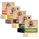 Dr. Squatch Natural Bar Soap for Men - Cold Process Soap with No Harsh Chemicals - Cedar Citrus, Gold Moss, Bay Rum, Pine Tar & Alpine Sage (5 oz, 5-Pack)