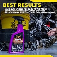 Vista 10 de Meguiar's Hot Rims Wheel & Tire Cleaner, Powers Through Brake Dust & Grime – 24 Oz Spray Bottle