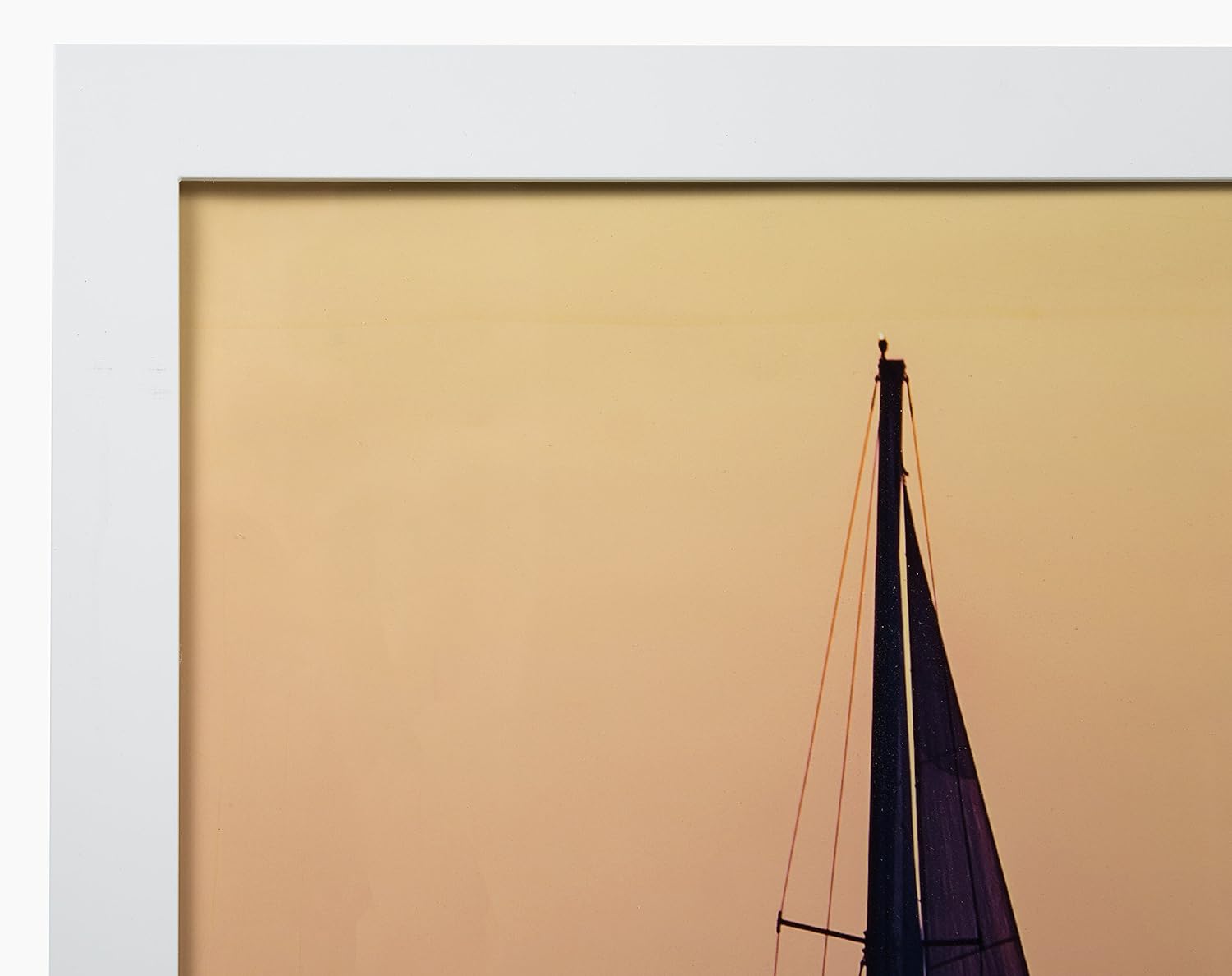 Gallery Solutions 18x24 White Flat Large Wall Frame