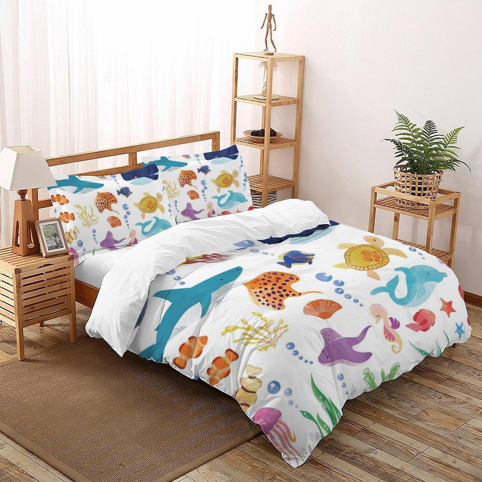 Literie housses de couette 3D enfant 260x220 cm fermeture éclair