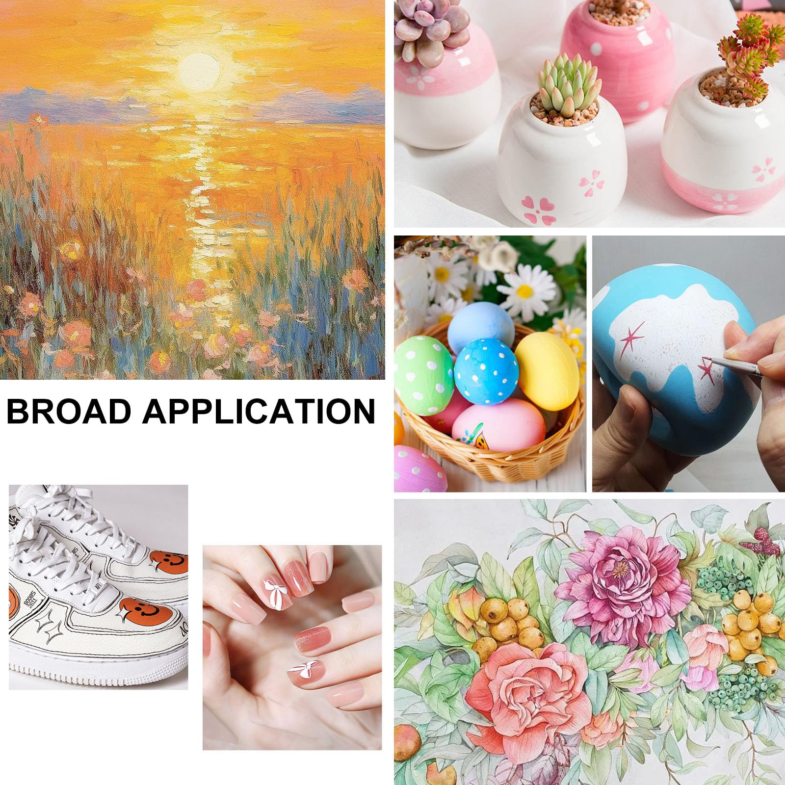 Set 11 Pennelli Miniature Per Acquerello, Olio E Acrilico - Precisione Dettagli, Ideali Per Eyeliner Art - Foto 11