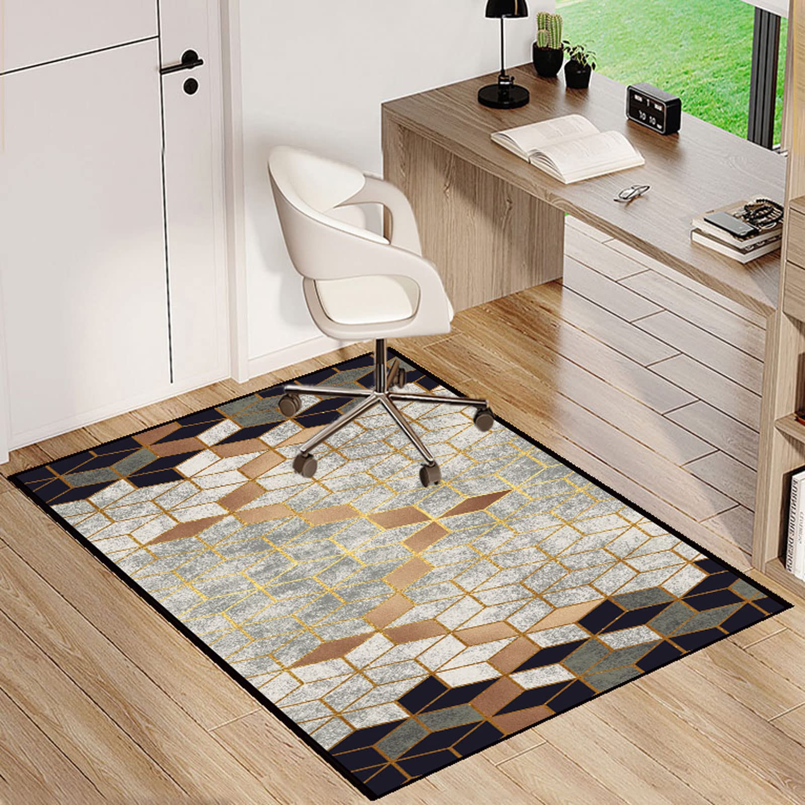 Single tree forest Chair Mat For Hardwood Floors,Office Chair Carpet，Multi-Purpose Floor Protectors For Rolling Chairs，Area Rug，anti-skidding And Stop Noise,Available In A Variety Of Colors And Sizes — image 1