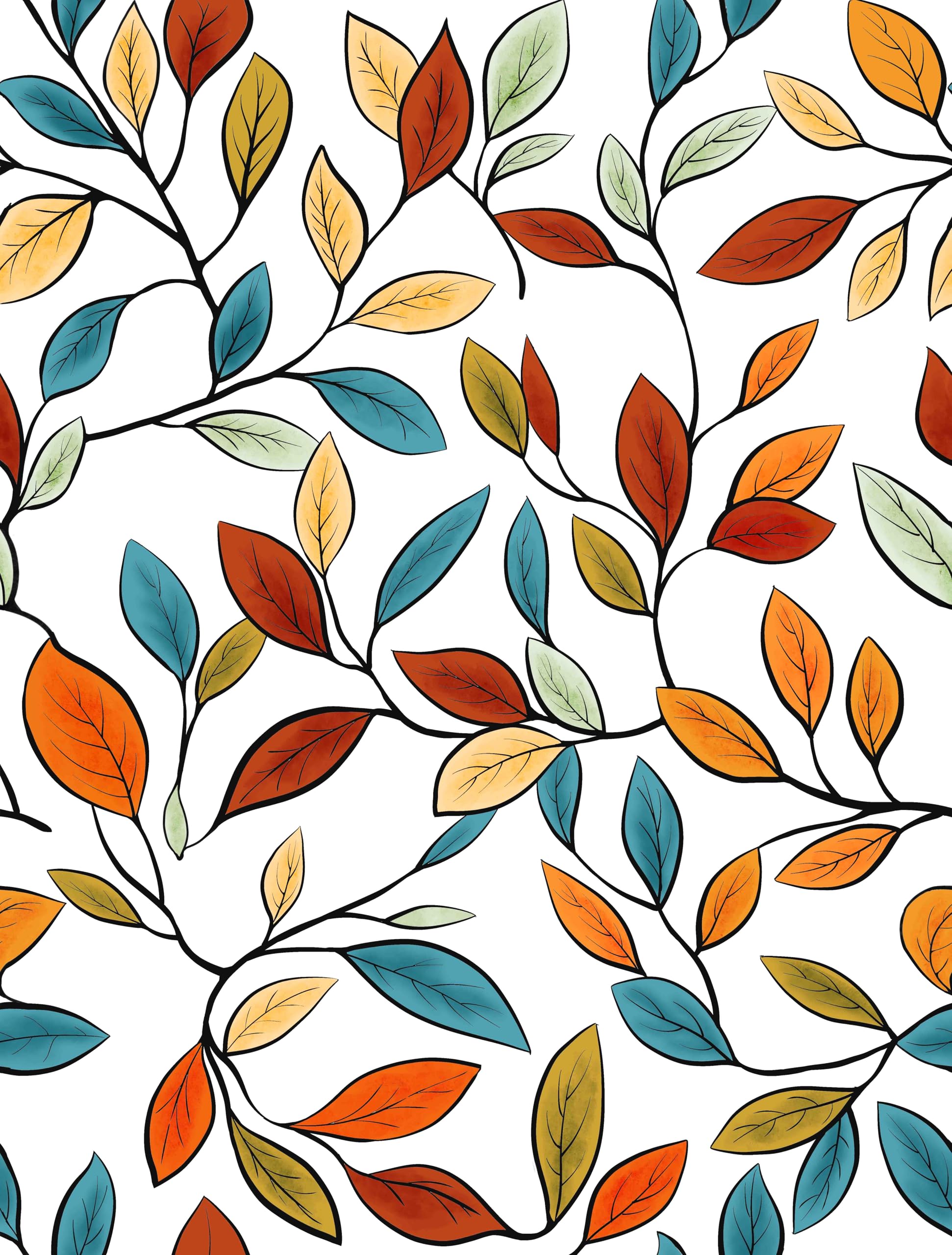 myforHD Papel Pintado Autoadhesivo Hojas Blanco Gris Papel de Pared Papel Adhesivo para Muebles Removible Impermeable Estilo Retro Vinilo PVC Pegatina Decorativos Pared Salon Papel Pared Dormitorio — view 29