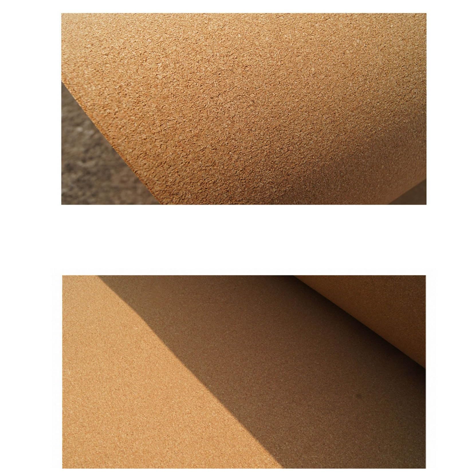 Rollo grande de corcho natural de alta densidad de 1/4 pulgadas 1/3 pulgadas de grosor para suministros de pared rollo de corcho de 8 mm de grosor 1,1 m x 2 m
