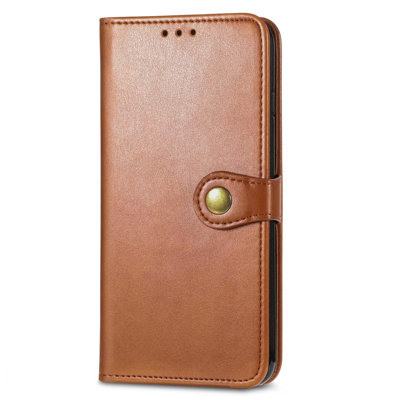 YukeTop Case for TECNO Pop 4 Air, PU Leather Flip Folio Wallet Cover, With Card Slots, Case Cover for TECNO Pop 4 Air.(Brown)