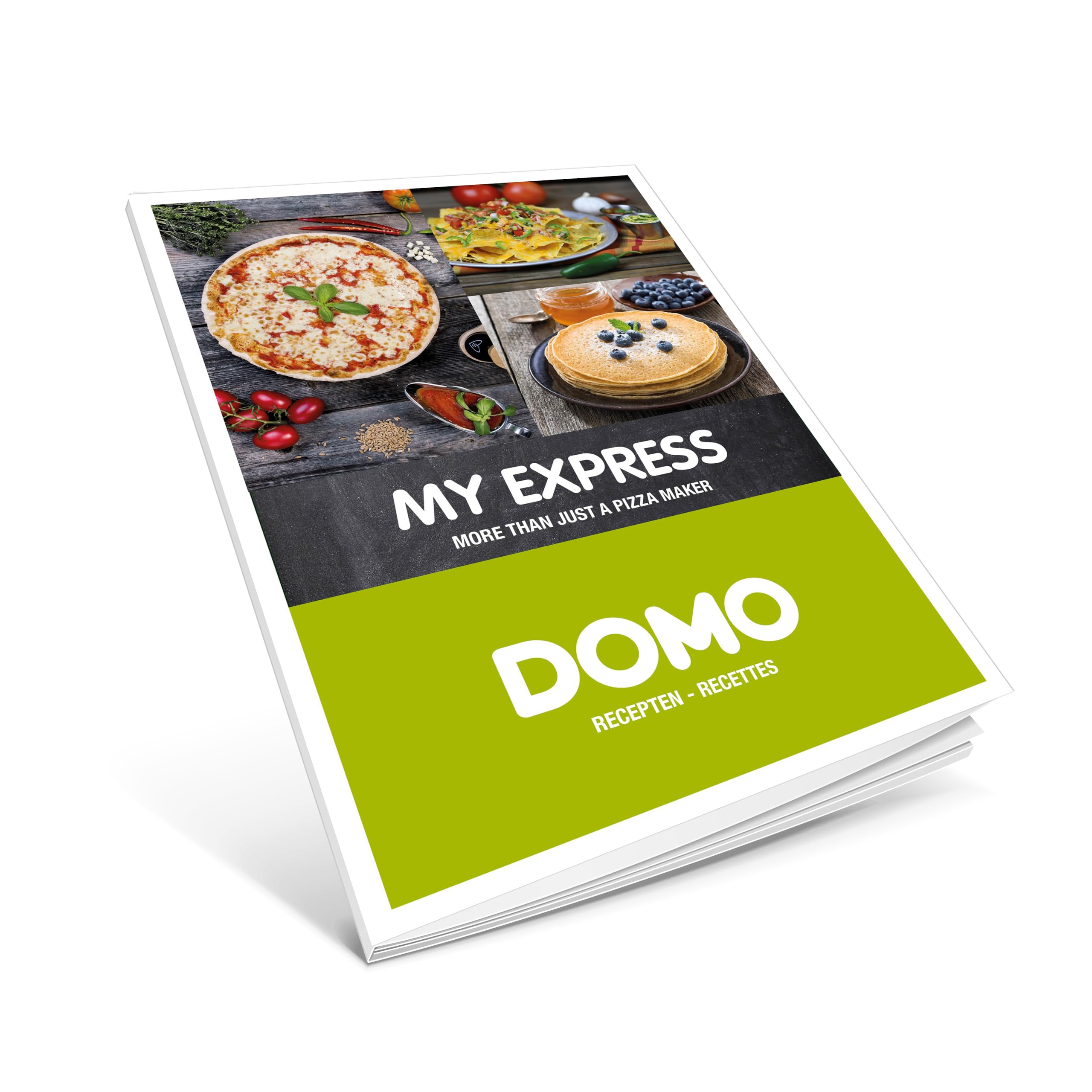 DOMO DO9177PZ Pizzaofen 'My Express' - Pizzapfanne rot - Pizza fertig in nur 12 Minuten - Multifunktionales Gerät