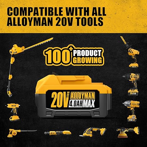 Miniatura 4 de Batería eléctrica Alloyman 20V 4.0AH herramientas eléctricas compactas