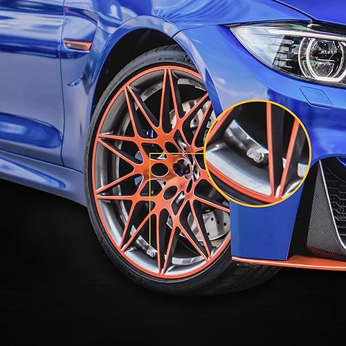 Miniatura 47 de Tapones para válvulas de neumáticos de automóvil, 4 unidades, cubiertas universales para vástagos, juego de tapas de válvula de neumático