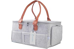 Diaper Caddy Organizer: Your Diaper Bag Alternative for Ultimate Baby Essentials Storage