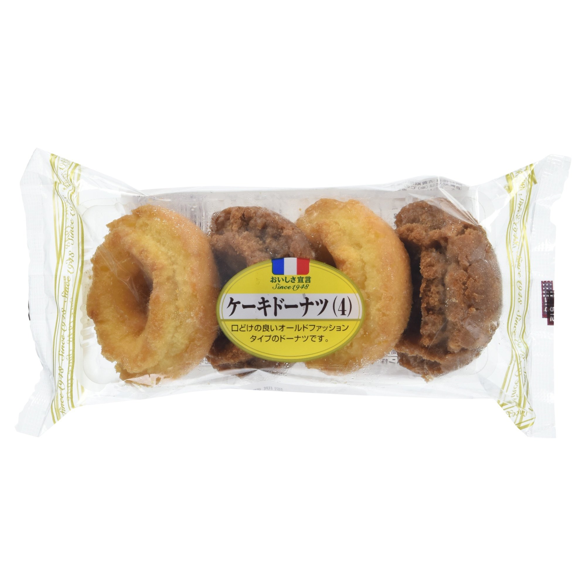 Amazon.co.jp: ヤマザキ ケーキドーナツ 4個入 : Food, Beverages