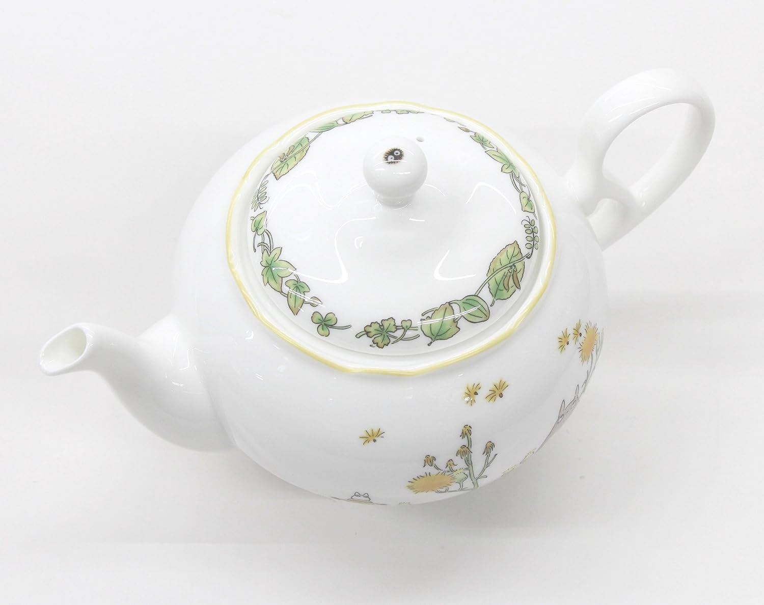 Noritake TT97863/4924-4 My Neighbor Totoro Totoro Tea Pot with Tea Strainer, Microwave Safe, Bone China