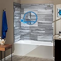 Vista 4 de Palisade Borde de esquina interior de 94 pulgadas en granito Hermitage (paquete de 5)