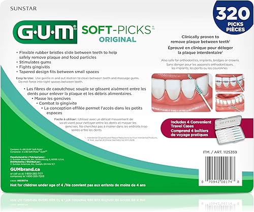 Miniatura 3 de GUM Picos Suaves Original 320 unidades