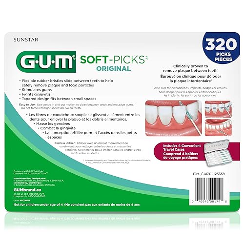 Miniatura 3 de GUM Picos Suaves Original (320 unidades)