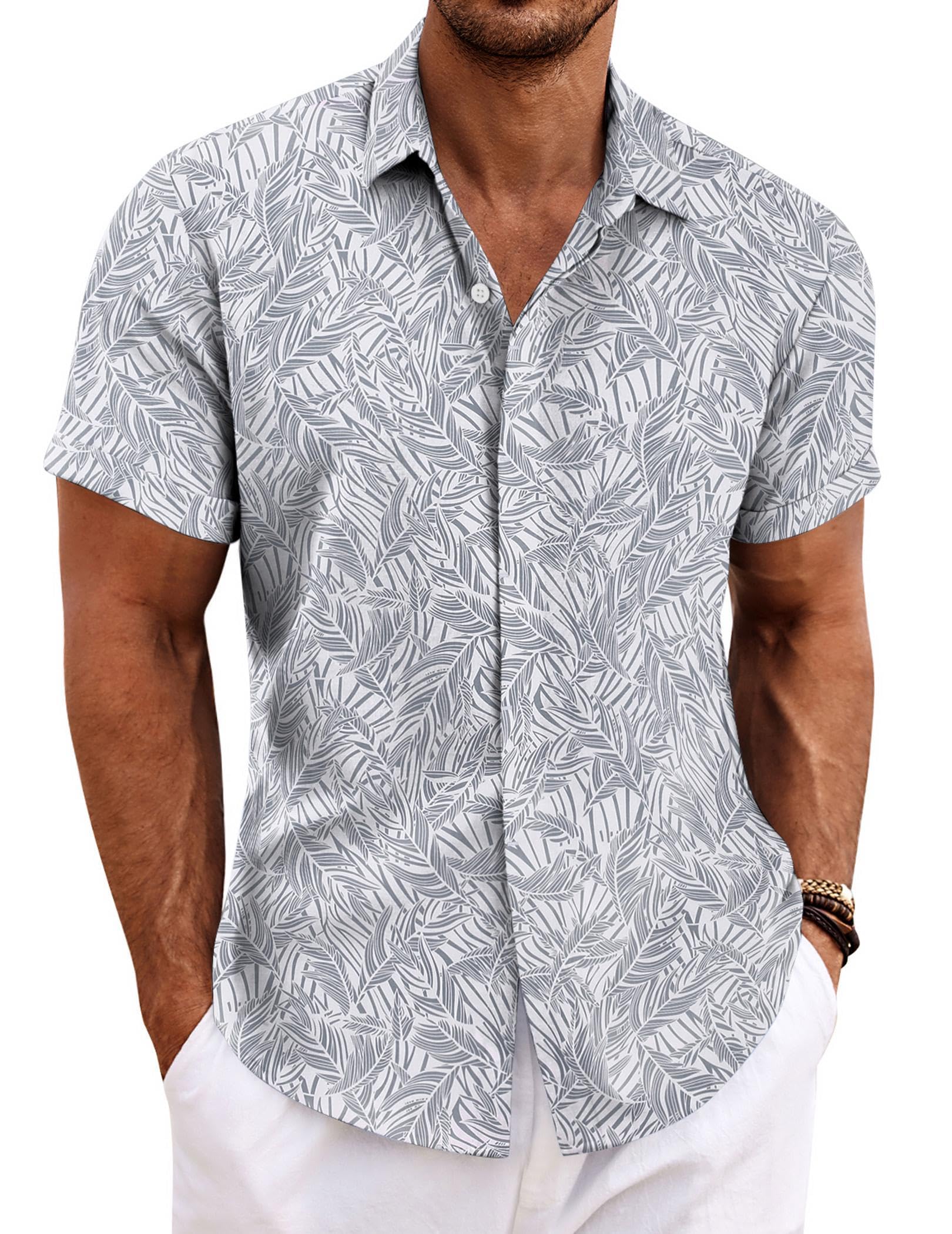 COOFANDY Linen Shirt