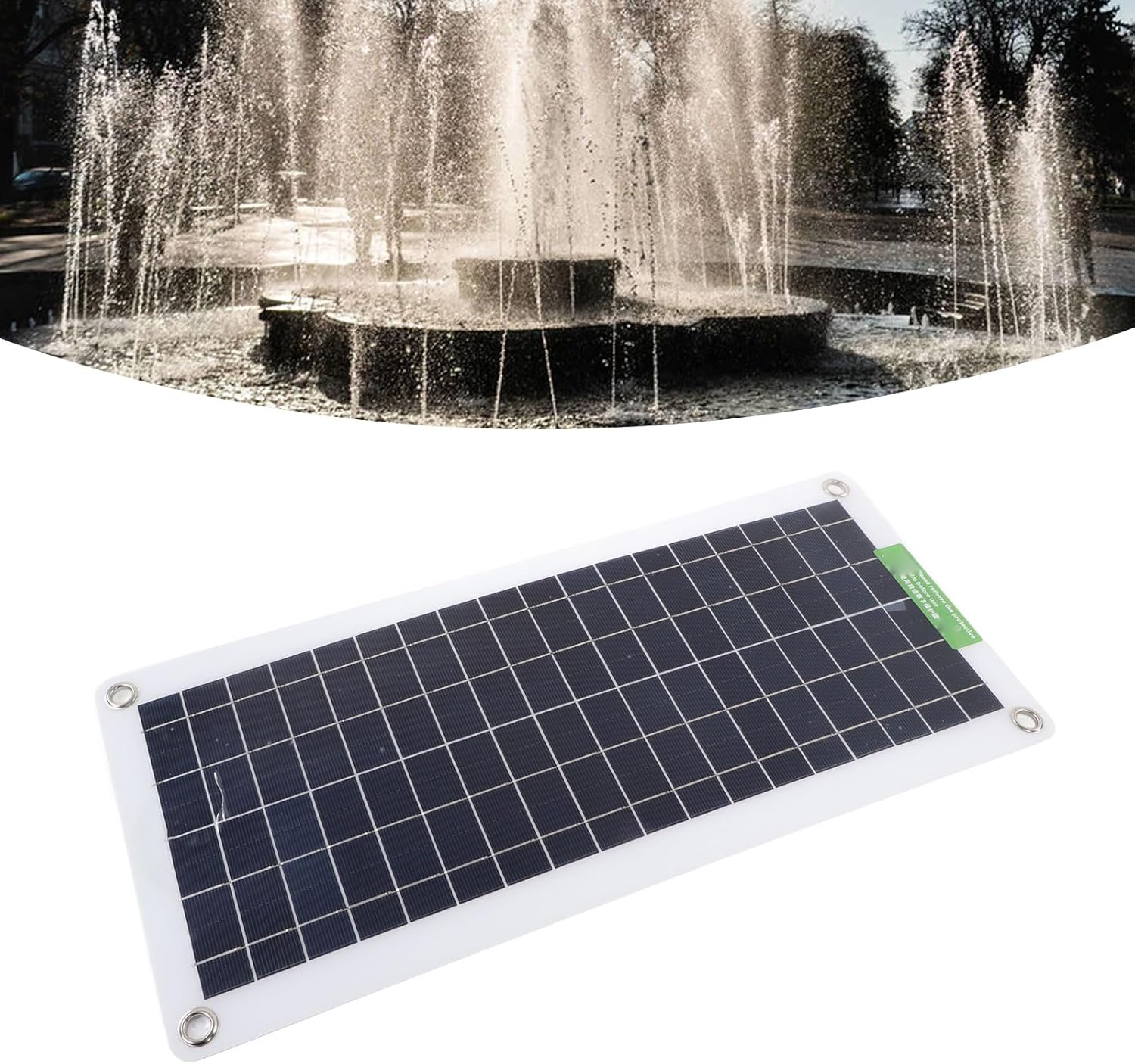 Respicefinem high performance 10 000 watt solar submersible fountain pump with meters of lifting capacity