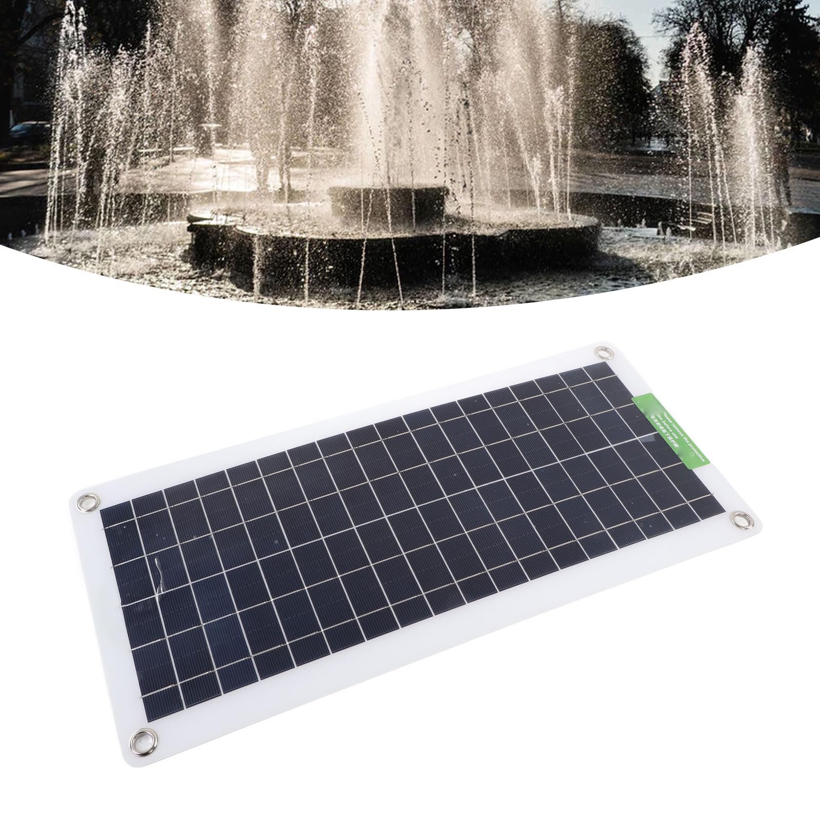Generic Pompa Dell'Acqua Ad Energia Solare da 10 W Efficiente e Silenziosa per L'approvvigionamento di Acqua Potabile e il Trattamento Dell'Acqua. Costruzione in ABS
