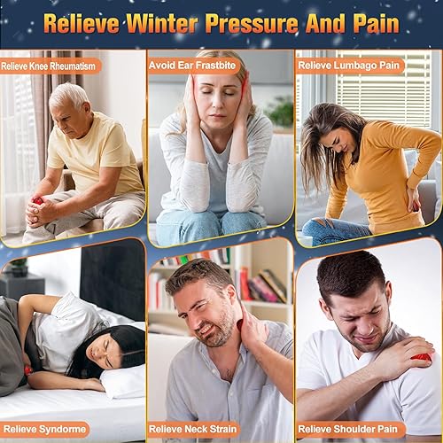 Miniatura 9 de Calentadores de manos recargables, paquete de 2 calentadores eléctricos de temperatura con forma de fútbol, calentador de manos portátil de carga