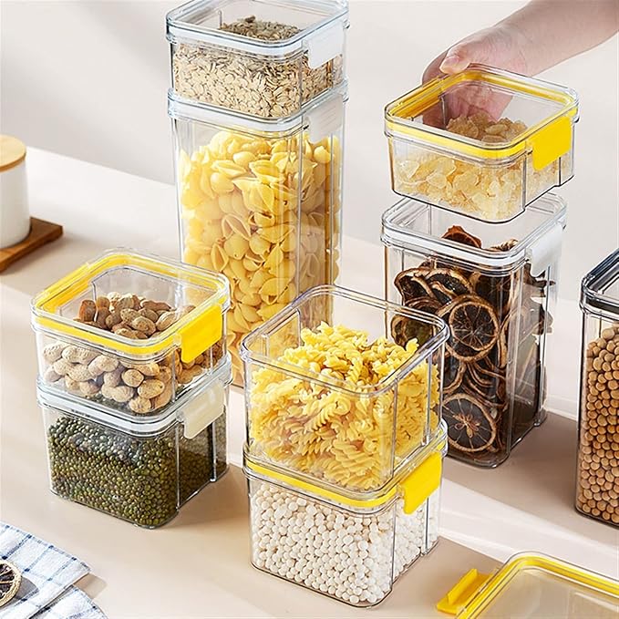 Frasco de vidrio sellado para café, especias, granos, cocina miniatura 4