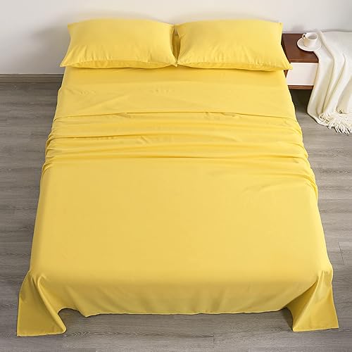 Vista 70 de NTBAY Juego de sábanas de 3 piezas, 100% microfibra tamaño individual, 1800 hilos, súper suave y acogedor, resistente a las arrugas, a la Aqua