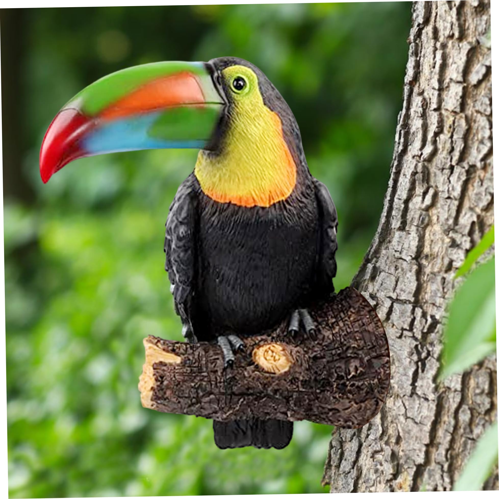 TY&WJ Hars Engel Met Een Vogel Beeldjes, Vintage Engel Met TY&WJ Hars Engel Met Een Vogel Beeldjes, Vintage Engel Met