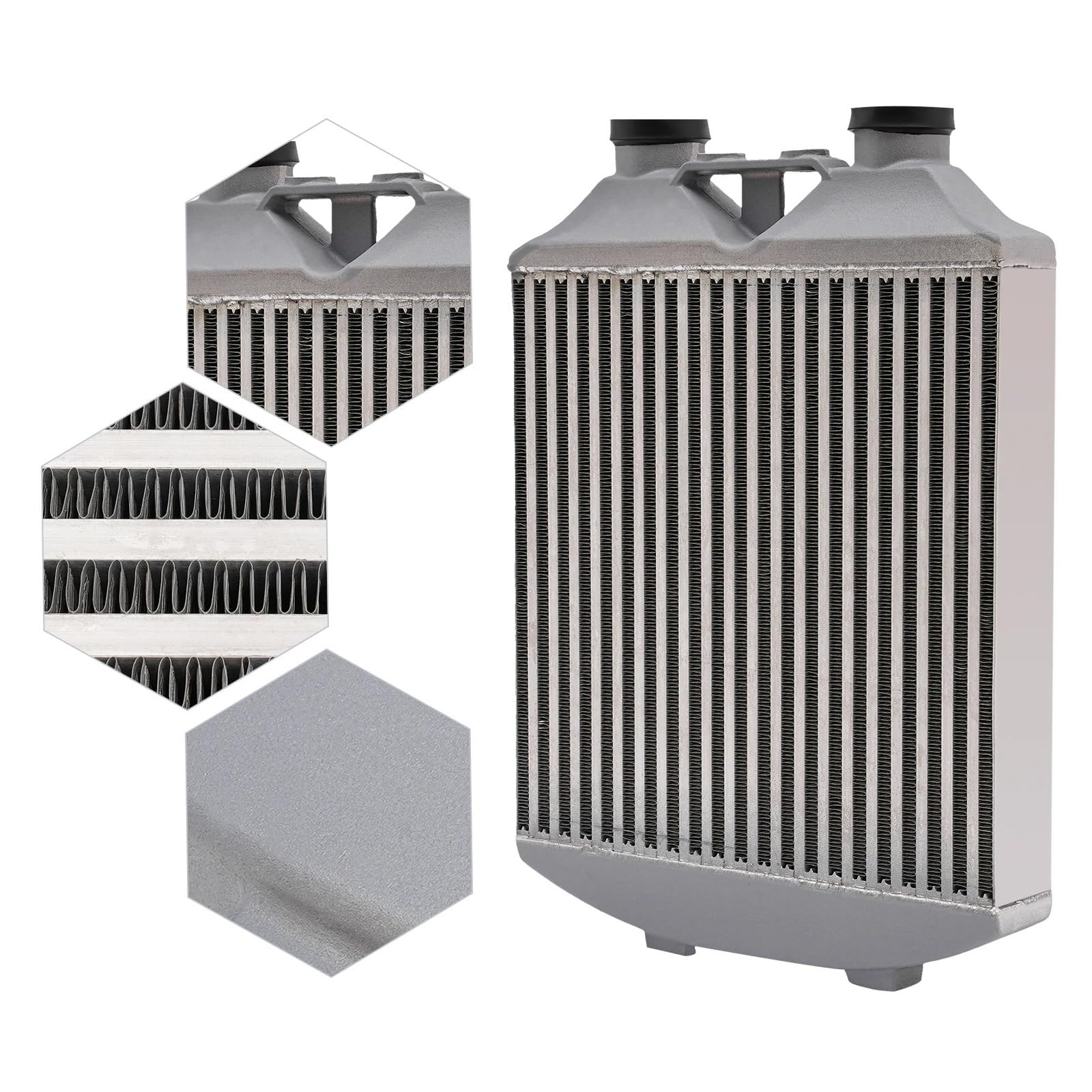 rdzeń nagrzewnicy auto Pasuje do Seat Ibiza Mk4 Vw Polo 9N3 dwurzędowa rura ze stopu aluminium Intercooler wymiana chłodnicy chłodzącej