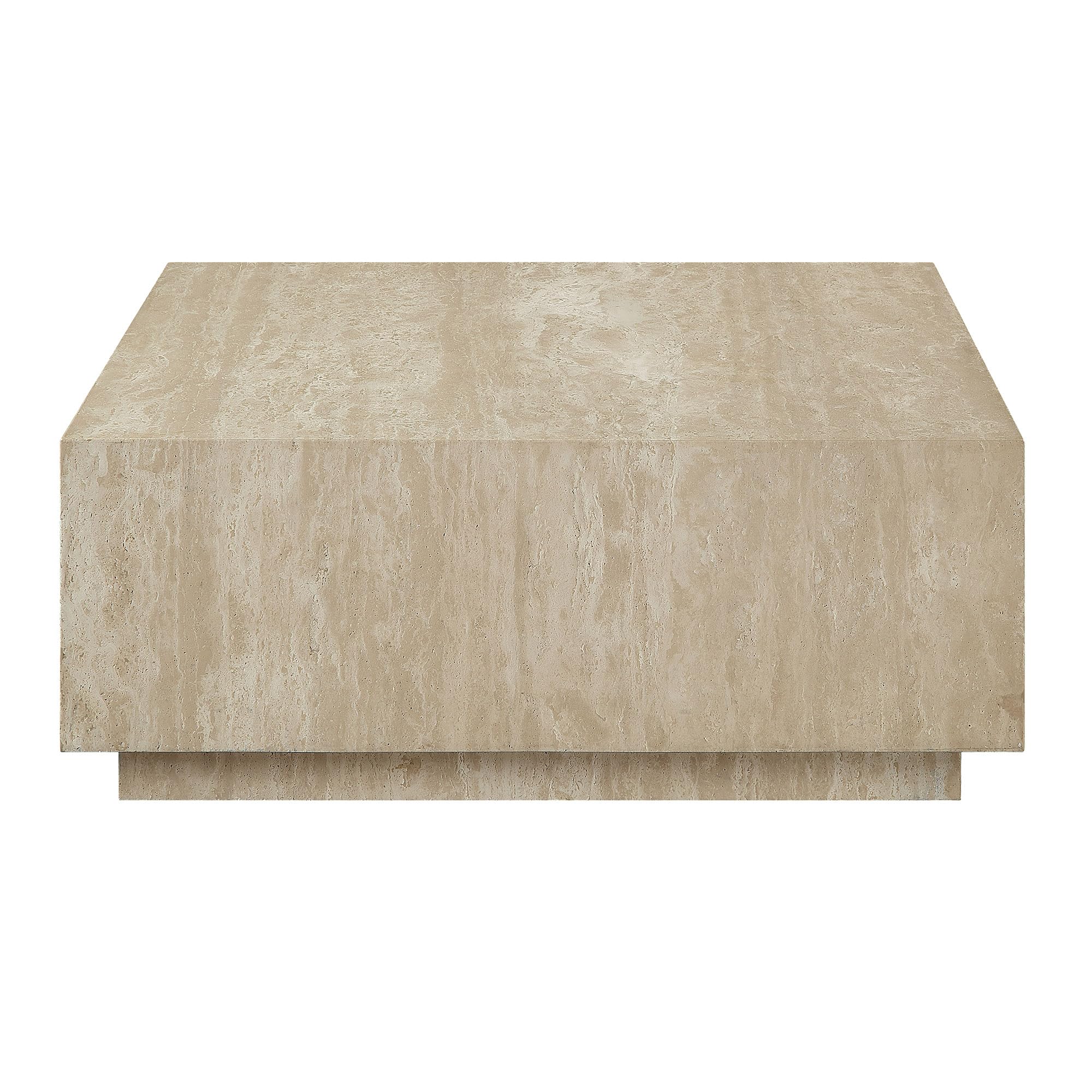 Amazon.com: Acme Deon Contemporary Plywood & Travertine Square