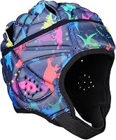 TUOYR Soft Padded Rugby Helmet Headgear - Adjustable Protection for Flag Football, Soccer Goalie, Lacrosse, Youth Adult