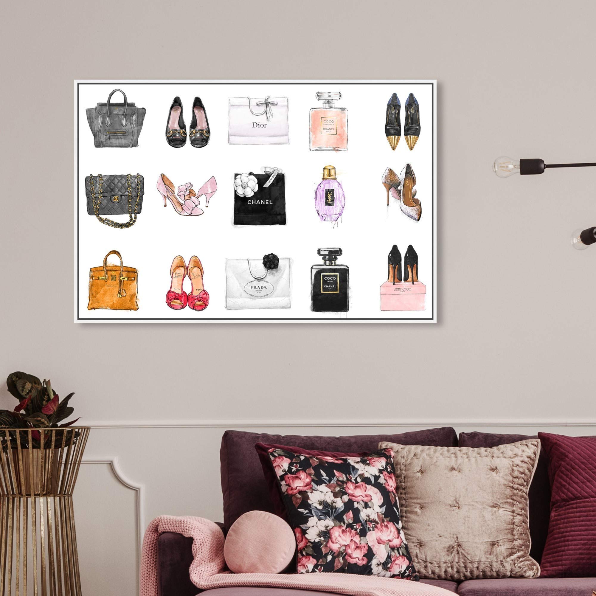 Amazon.com: The Oliver Gal Artist Co. Fashion and Glam Framed Wall