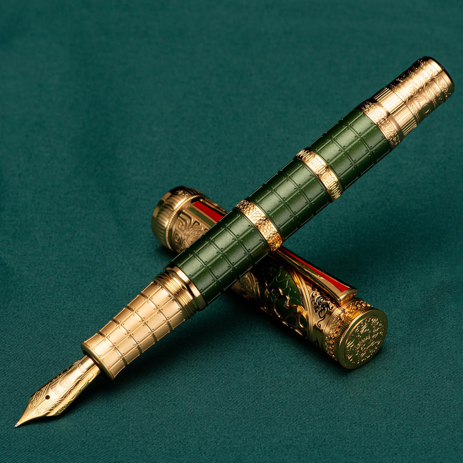 Amazon.com : Hongdian D5X Fountain Pen - Green Qin Dynasty