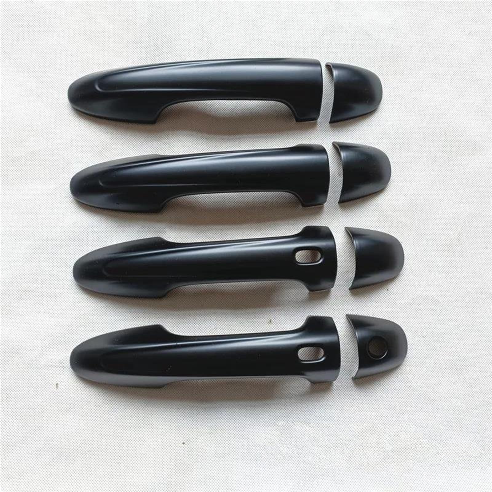 Noheeu A Ccessories Car Door Handle Cover Trim Plastic Matte Black For Toyot For Fortuner For Hilux Revo 2016-2022 2023(A)