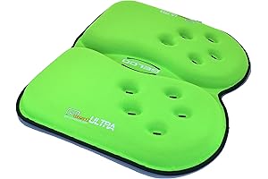 GSeat Ultra Large Gel and Foam Coccyx Seat Cushion for Back Pain Relief