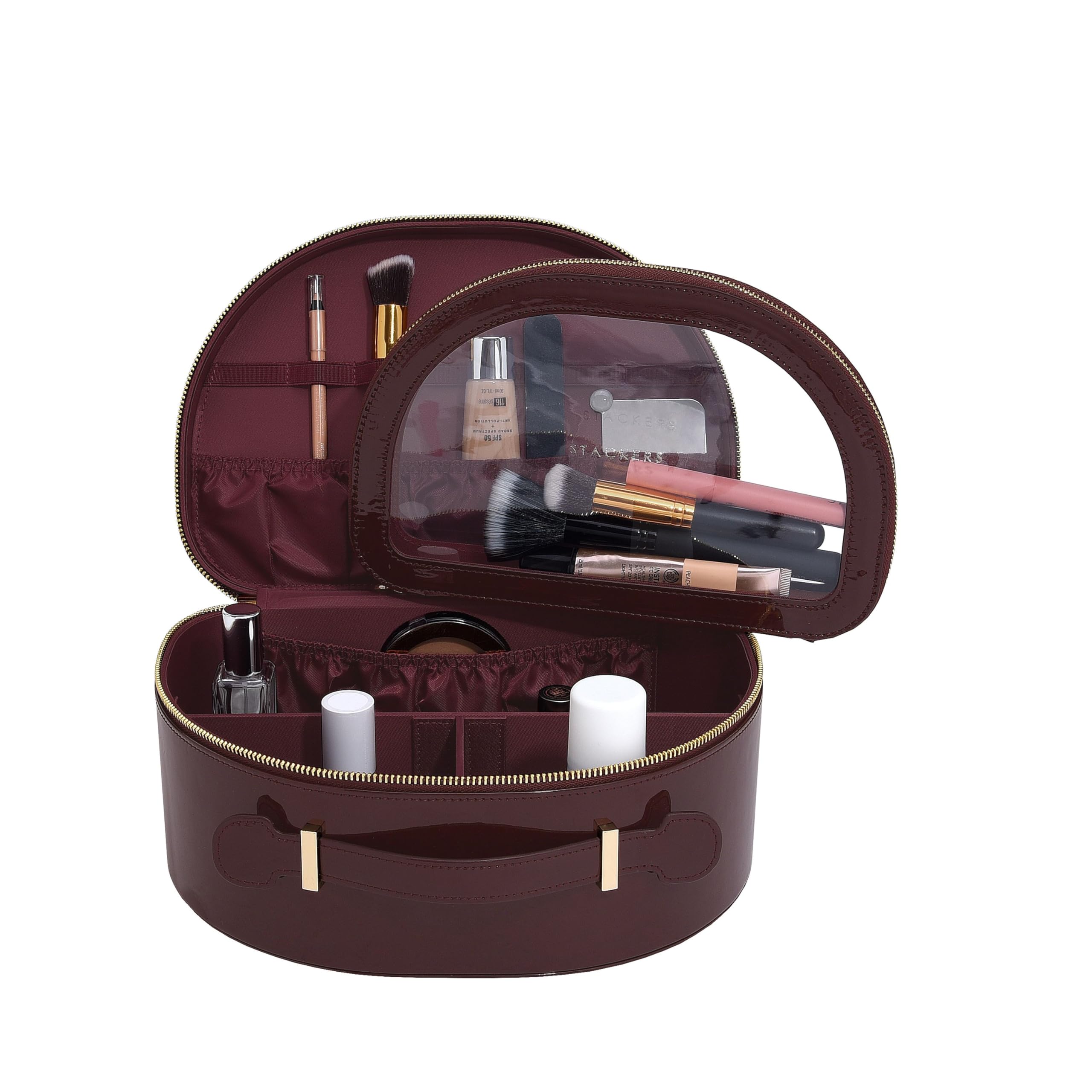 Stackers Patent Cherry Vanity Case