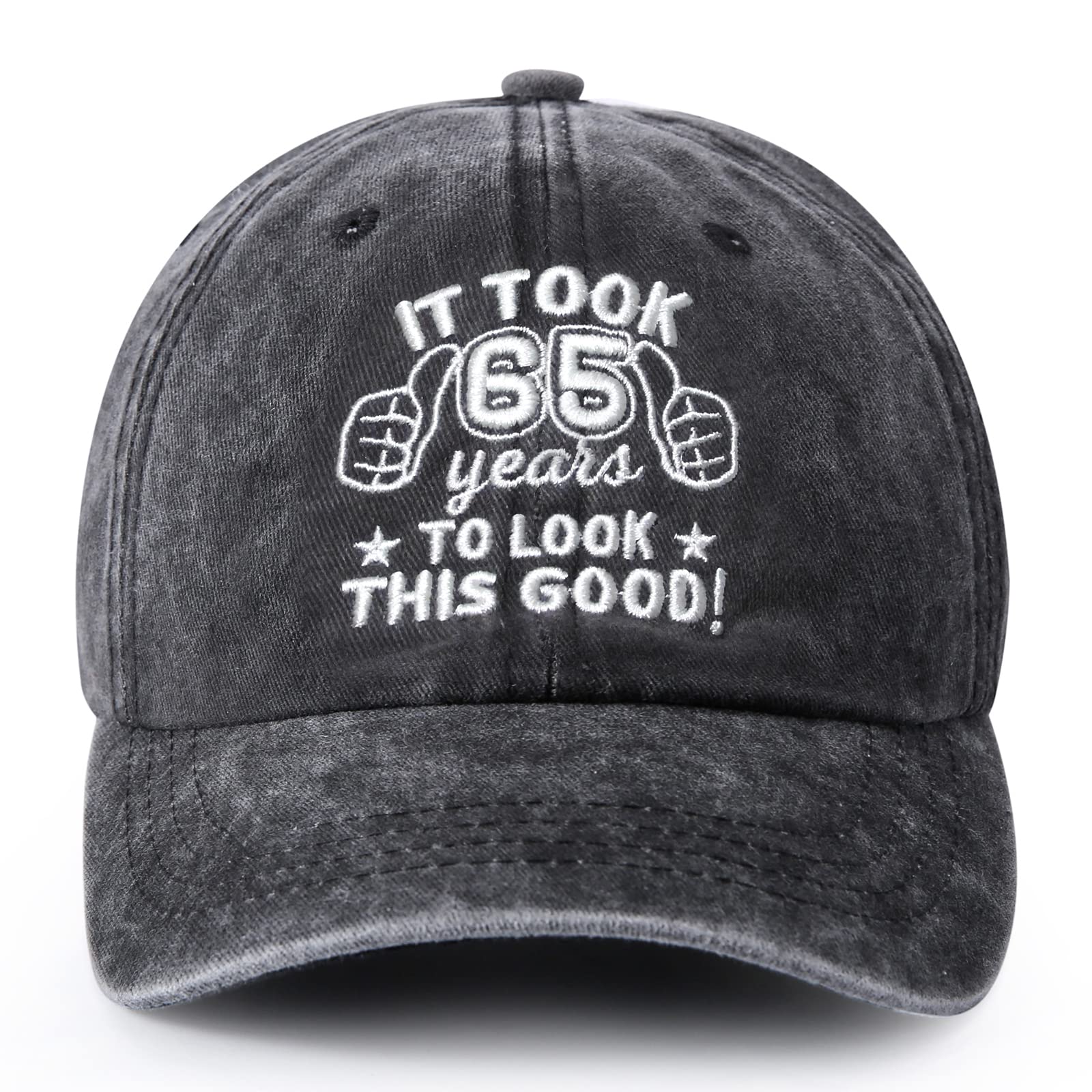 40th 50th 60th 70th Birthday Gifts for Men, Vintage Happy Birthday Gift Ideas Baseball Caps Adjustable, Funny Birthday Hats