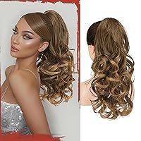 Vista 9 de Sofeiyan - Extensión de cola de caballo de 13.0 pulgadas, rizada y larga, con pinza, extensiones de pelo sintético de aspecto natural para mujer