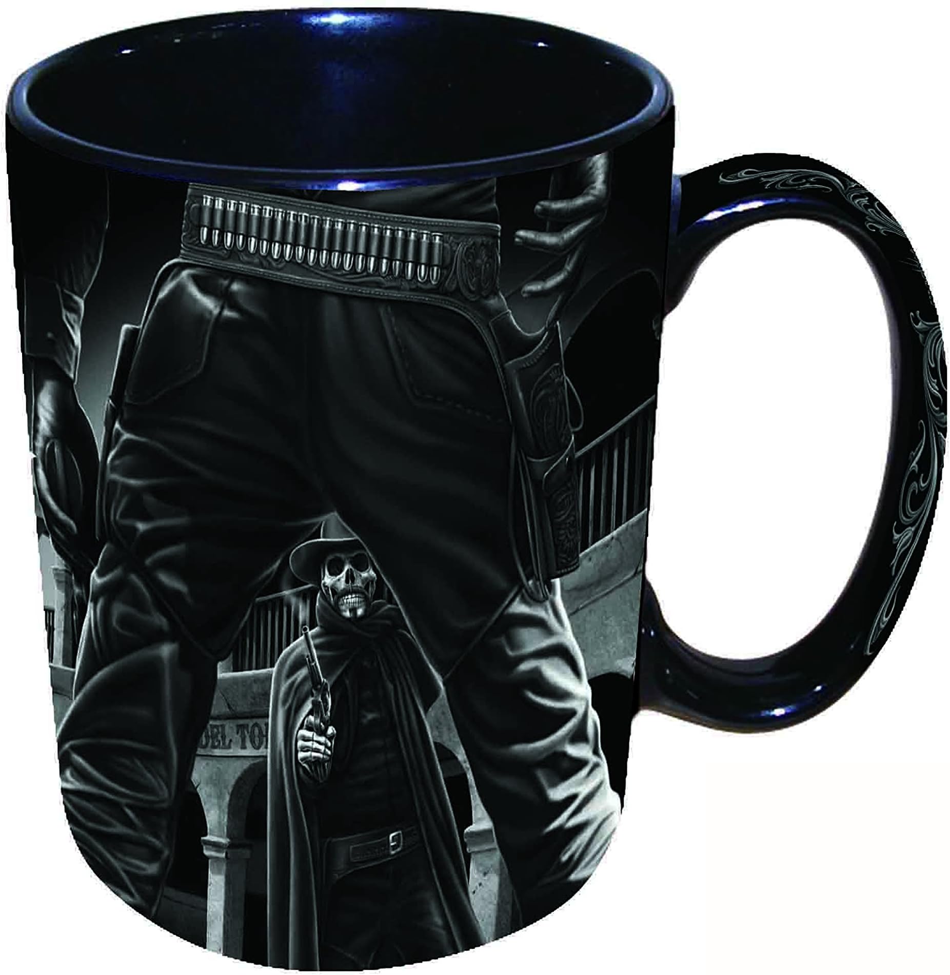 Amazon Com David Gonzales Art Mug 18 Oz Last Man Standing Kitchen Dining