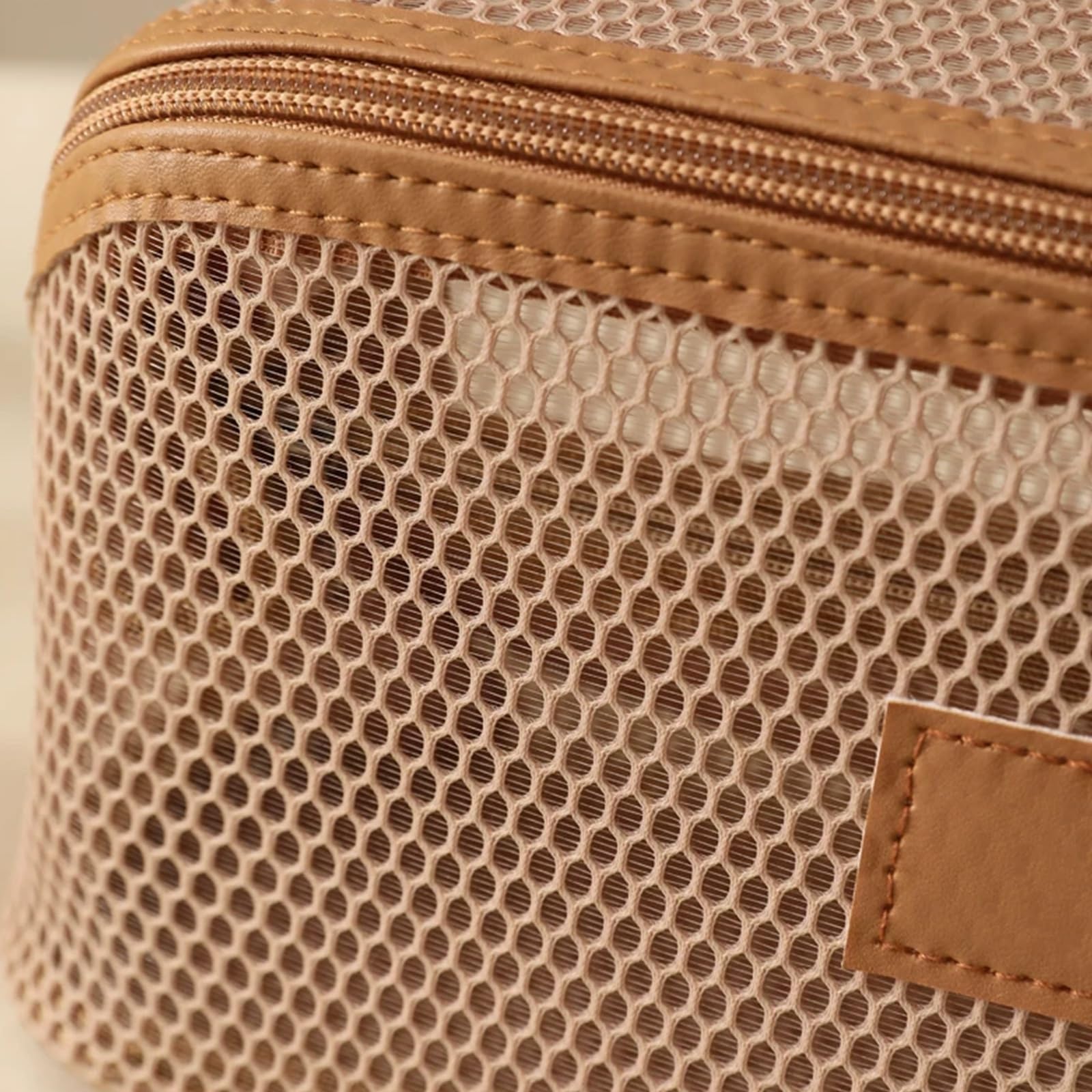 Beauty Case da Viaggio, Borsa da Toilette per Donna, Organizzata per Scomparti, Maniglia Morbida Il Trasporto, Cuciture Fini e Fitte, Leggera e Traspirante, Strutturata Elegante(Pink)