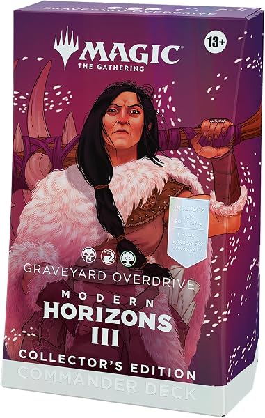 Magic: The Gathering Modern Horizons 3 Bundle - 9 Play Boosters, 30 Land Cards + Exclusive Accessories