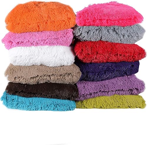 Vista 7 de Almohada de la marca Sweet Home Collection de piel sintética, suave y cómoda Negro