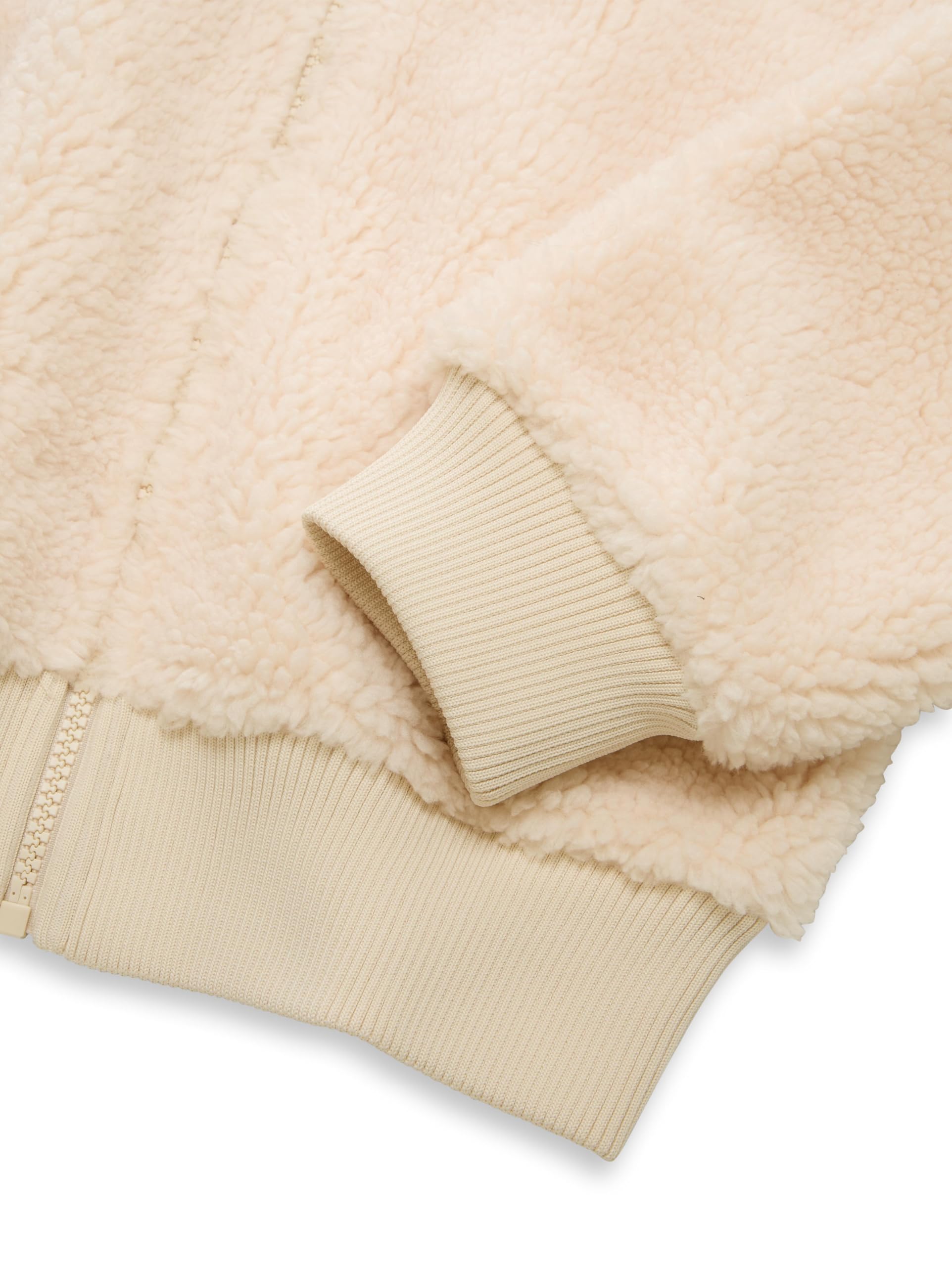 TOM TAILOR Mädchen 1048808 Kinder Cropped Teddy Jacke mit Fleece