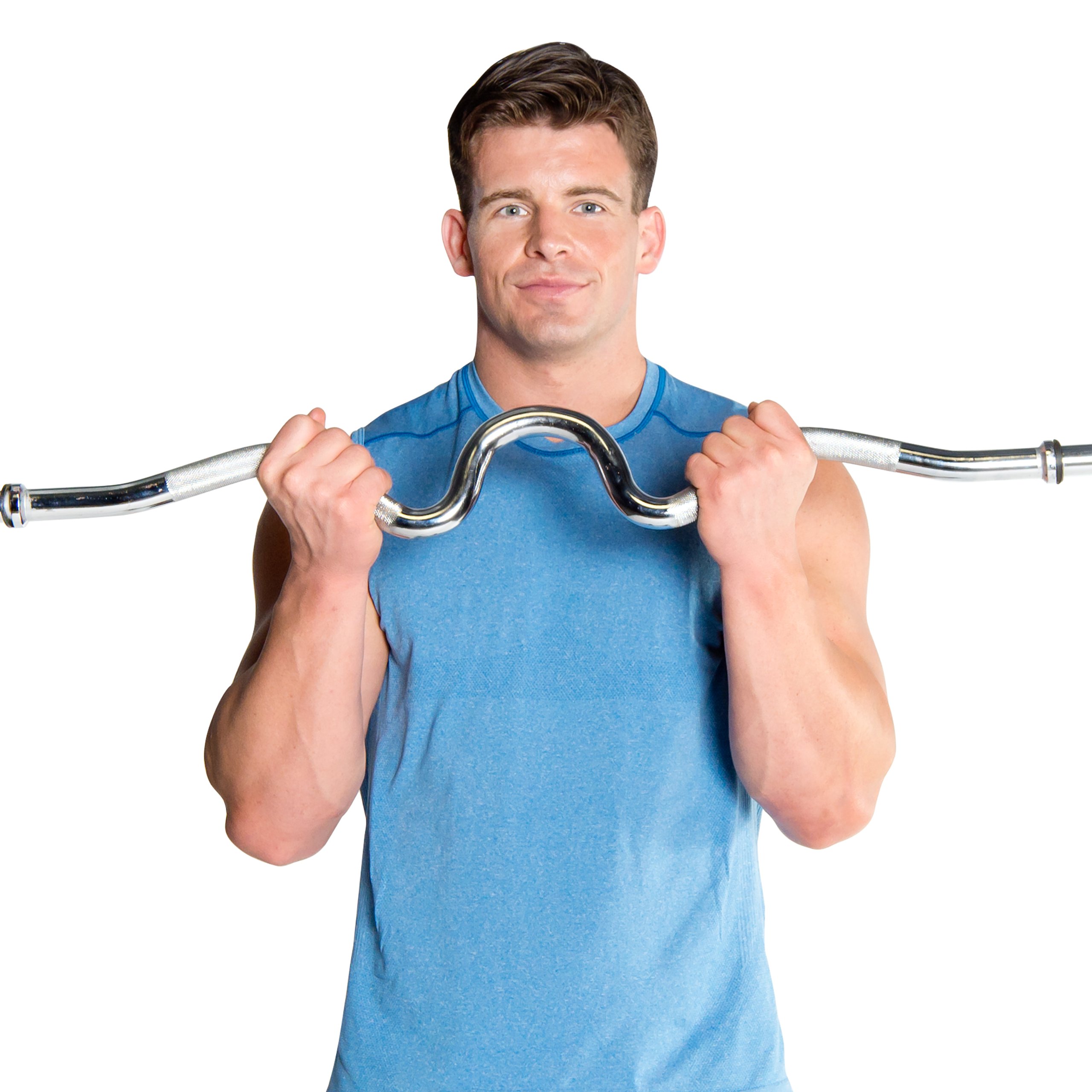 Cap Barbell Estándar Super barra de curl con extremos roscados - RB-48T
