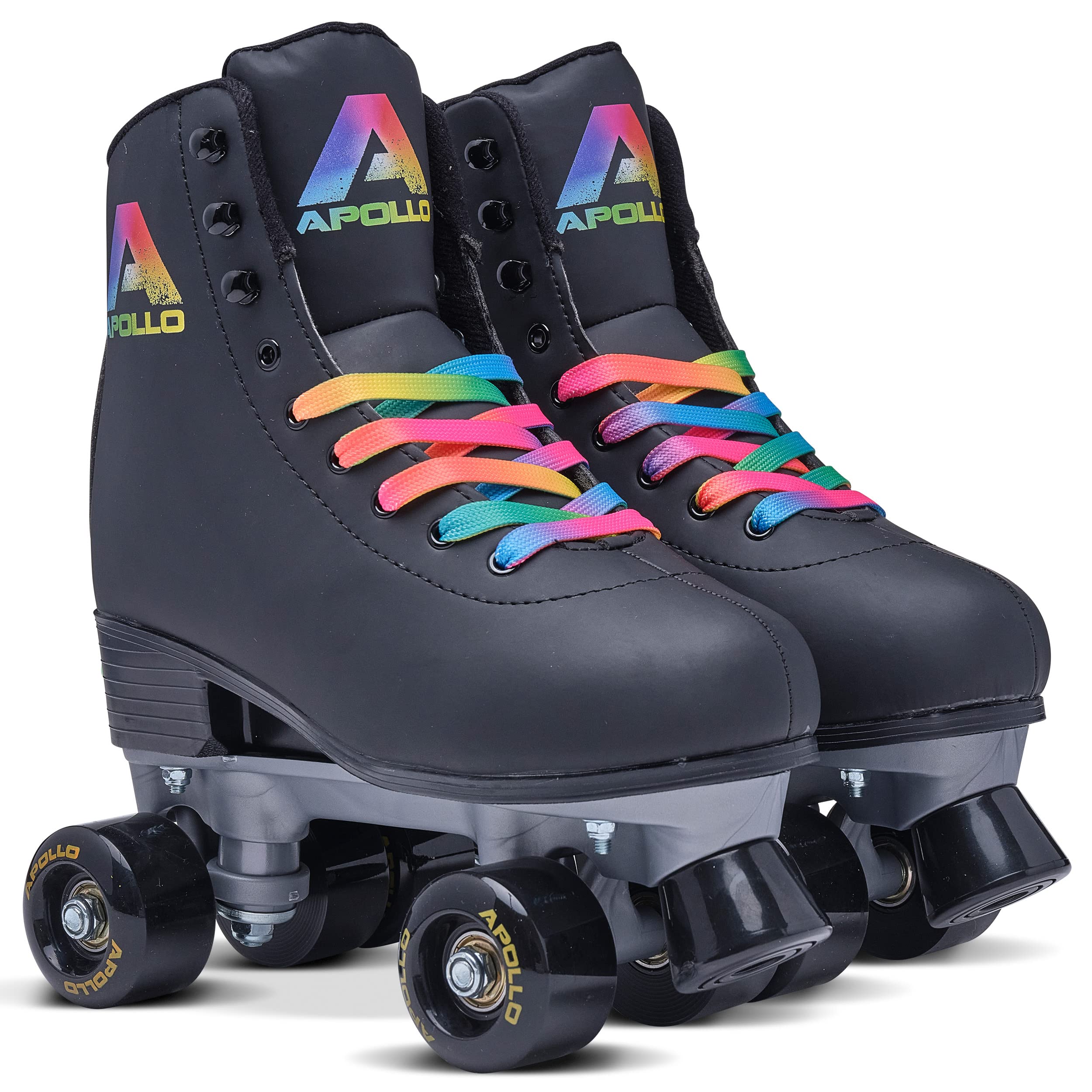 Patines Apollo Classic de 4 Ruedas - para niños, Adolescentes y Adultos, Talla Ajustable, para niñas y Mujeres, cómodos, para Todas Las Edades, 3 Tallas Desde la Talla de Calzado 31 hasta la 42