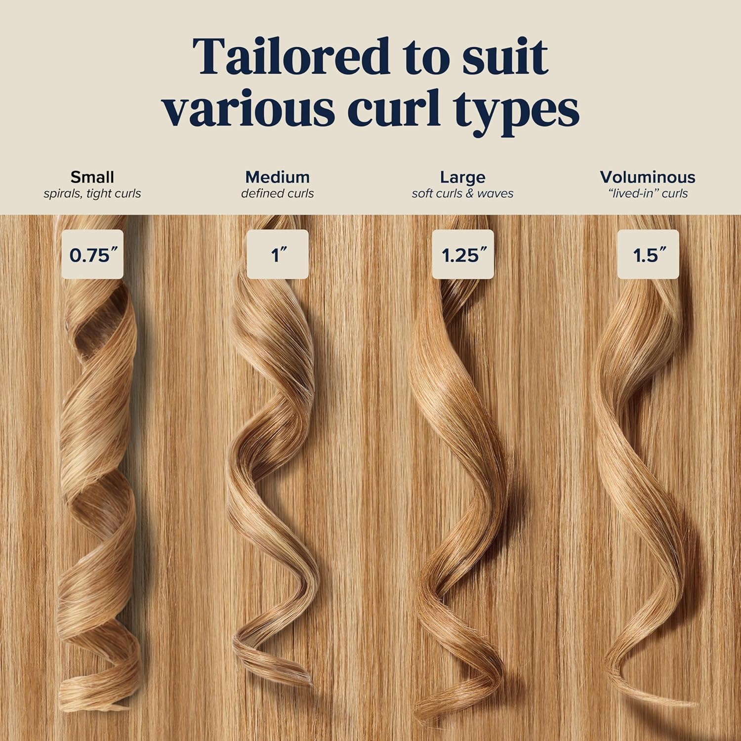 Image of Bio Ionic Long Barrel Curling Iron with Moisture Heat Technology & NanoIonic MX Versatile Curling Wand - Multiple Barrel Sizes for Tight, Classic, Loose & Soft Curls