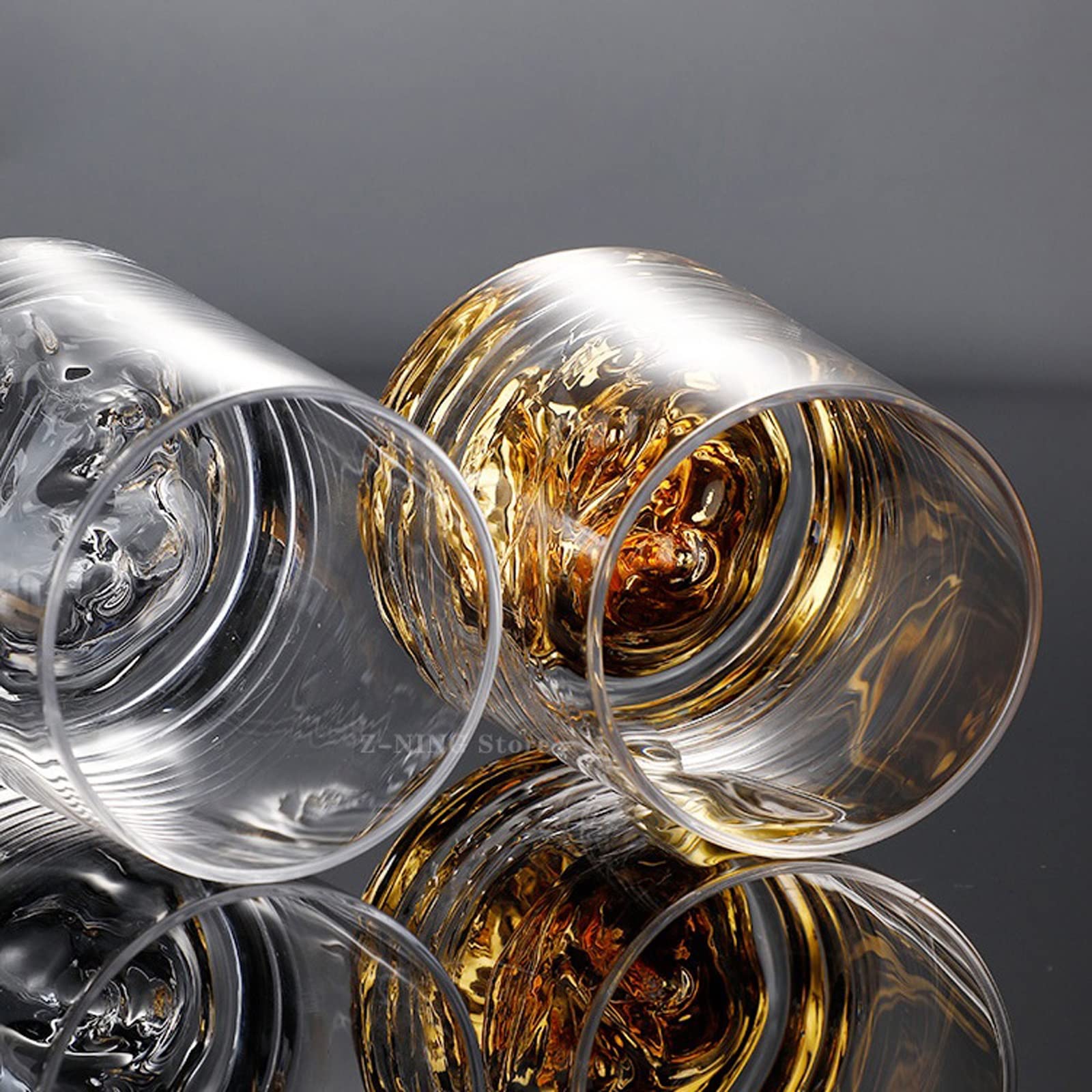 Glas-Kaffeetassen, Kristallglas, Whiskyglas, Küche, Wasserglas, Bar, Retro, Glas, Weinglas, Party, kreative Tasse, Trinkgläser, Glas-Kaffeetassen (Farbe: B)