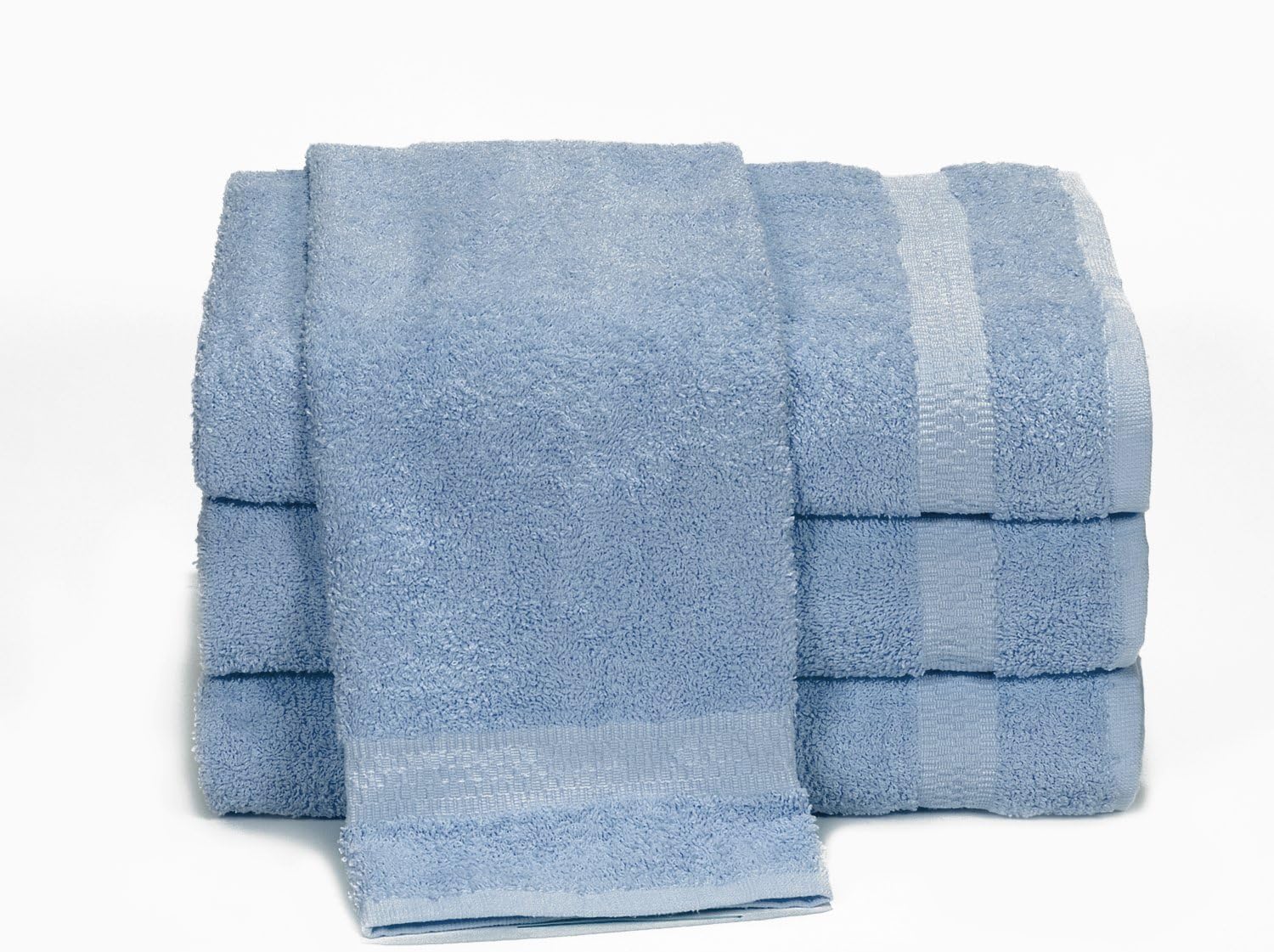 Towels by Doctor Joe Ambassador Sky Blue 16" x 28" Lint