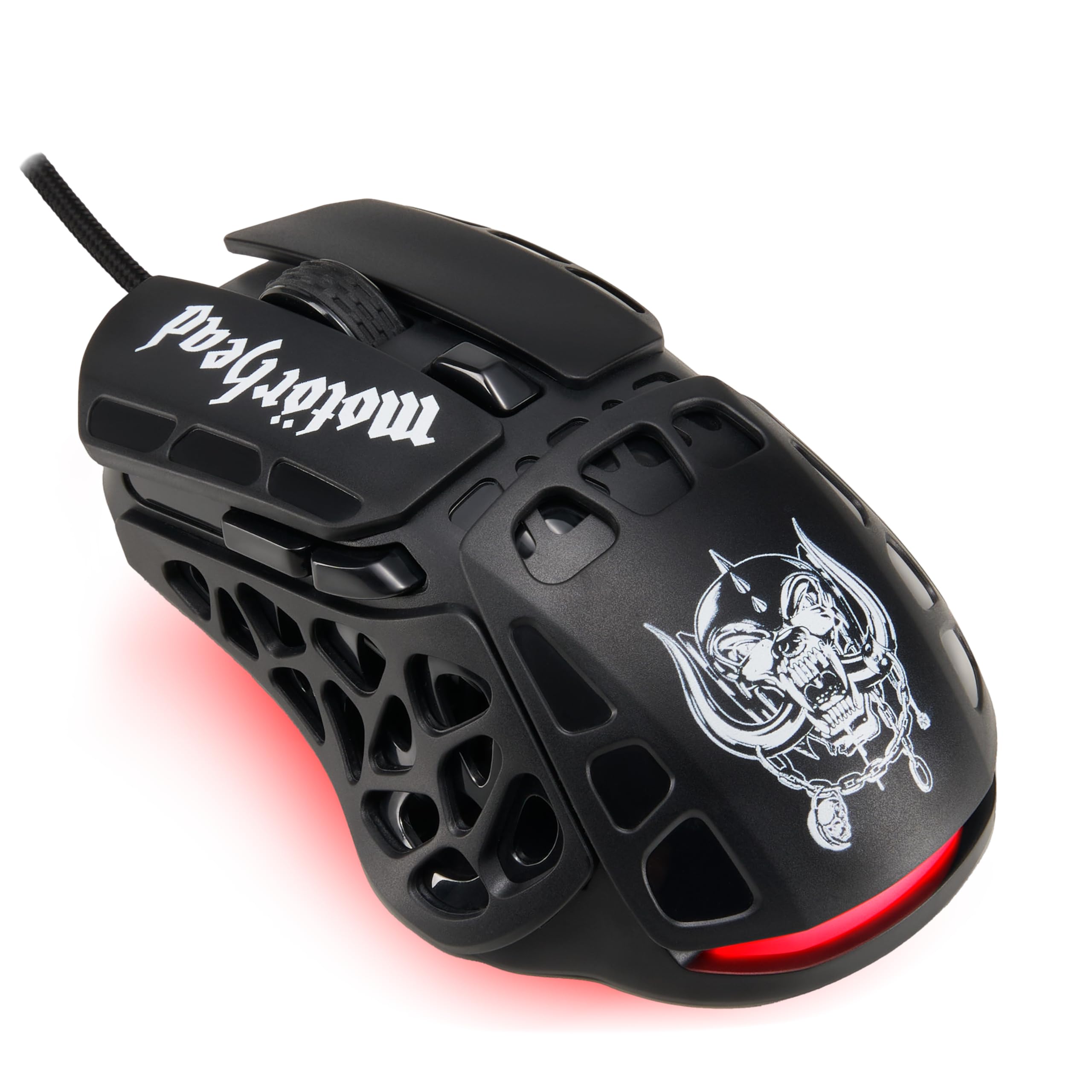 SUBSONIC Motorhead Wired Gaming Mouse - 7200 Dpi Optical Sensor Gaming Mouse - Ergonomic Shape - 7 Programmable Buttons - Officially Licensed Gift