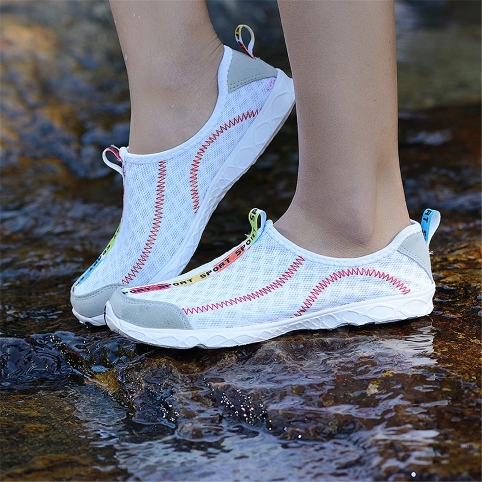 Scarpe Acqua guado per Il Fiume Spiaggia Estate Traspirante Mesh Creek Quick Dry