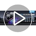 Mattress Vacuum Bed Vacuum Cleaner with UV 16Kpa Suction Filter 253.7nm UV-C Light & 30000 RPM/Min Brushroll Rotation & Heating & Ultrasonic Quintuple Tech, Widened Suction Port, 500W, Corded