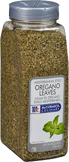 McCormick Culinary Mediterranean Oregano Leaves 5 oz - Bulk Dried Oregano for Pizza, Greek Salads, Soups, Grilled Chicken & More